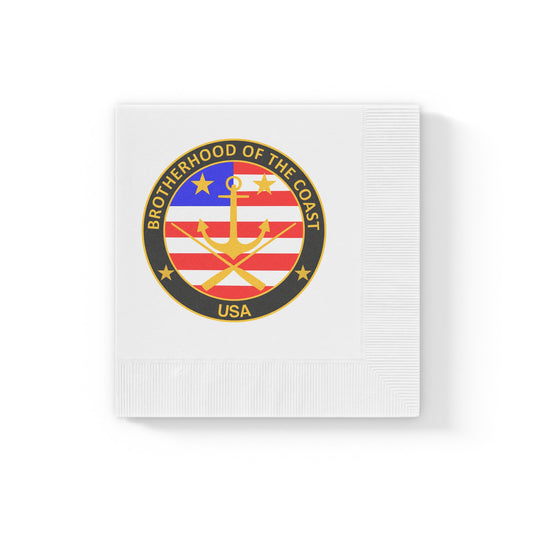 Brotherhood of the Coast Cocktail Napkins