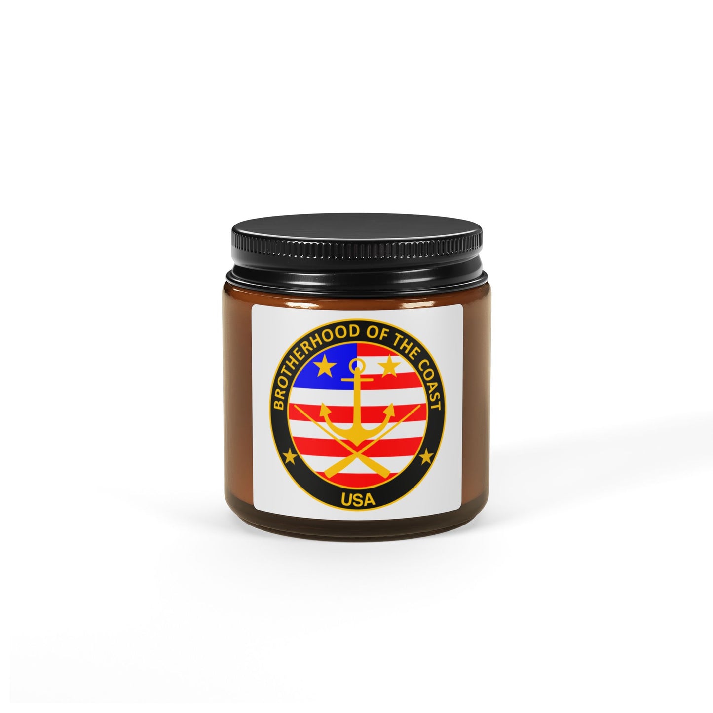 Scented Soy Candle (Multi-Size, Amber Jar)